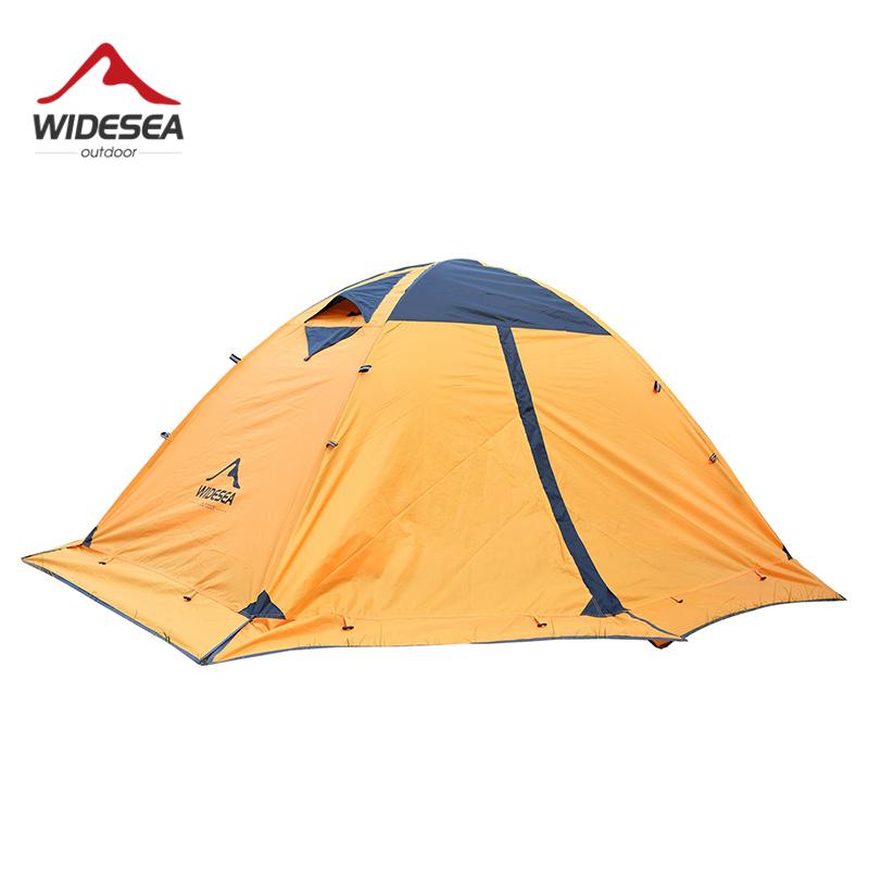 

Widesea Camping Tent Tourist 2 Person Winter Outdoor 4 Season Aluminum Rod With Snow Skirt Tents And Shelters