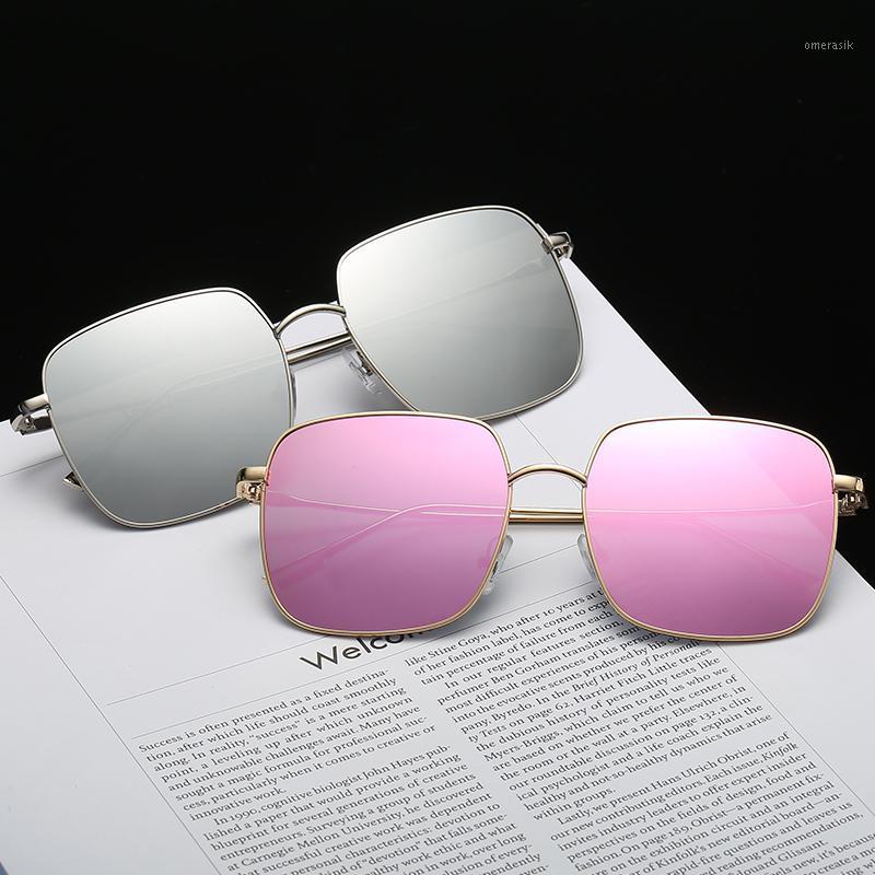 

Oversize Square Metal Sunglasses For Women Street Outdoor Tourism Men Sun Glasses Fashion Luxury Beand Designer Eyeglasses UV400