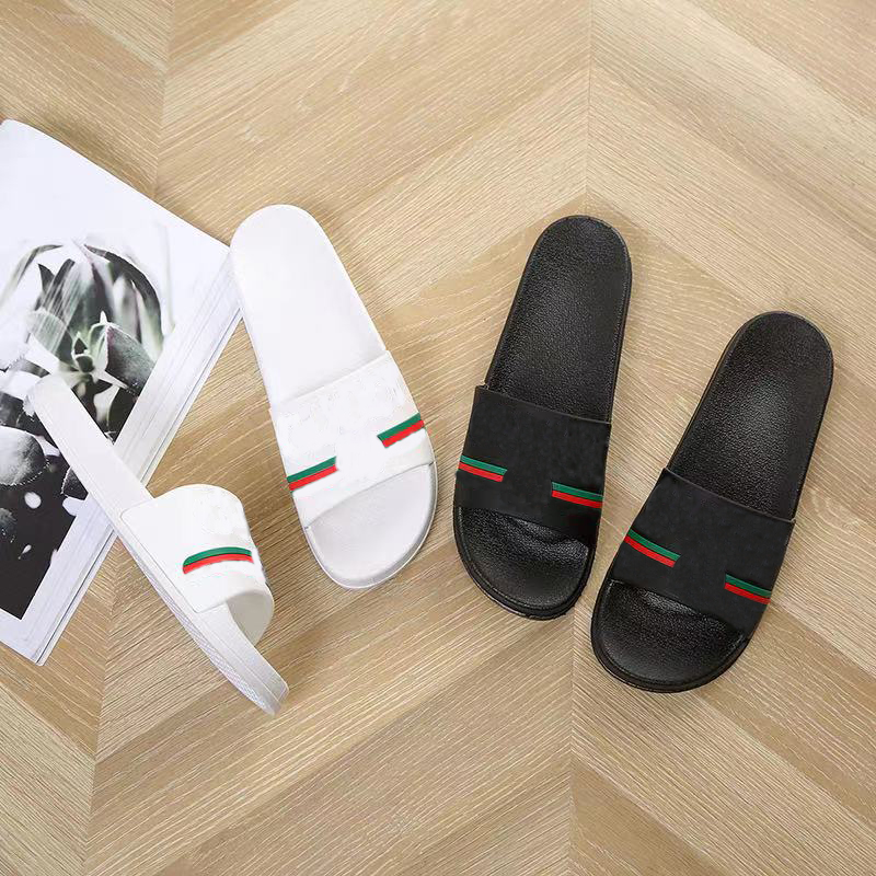 

size 36-45 Top slipper Flat Slides Sandals Summer Shoes Fashion pantoufle Women slippers Designer Beach shos Bedroom shoe, Black