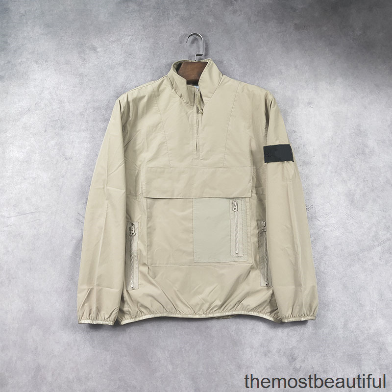 

Men's Jackets Men Outdoor Windproof Jacket Quick Dry Solid Color Hip Hop Casual Waterproof Coat YJ5S, 1# packing bag