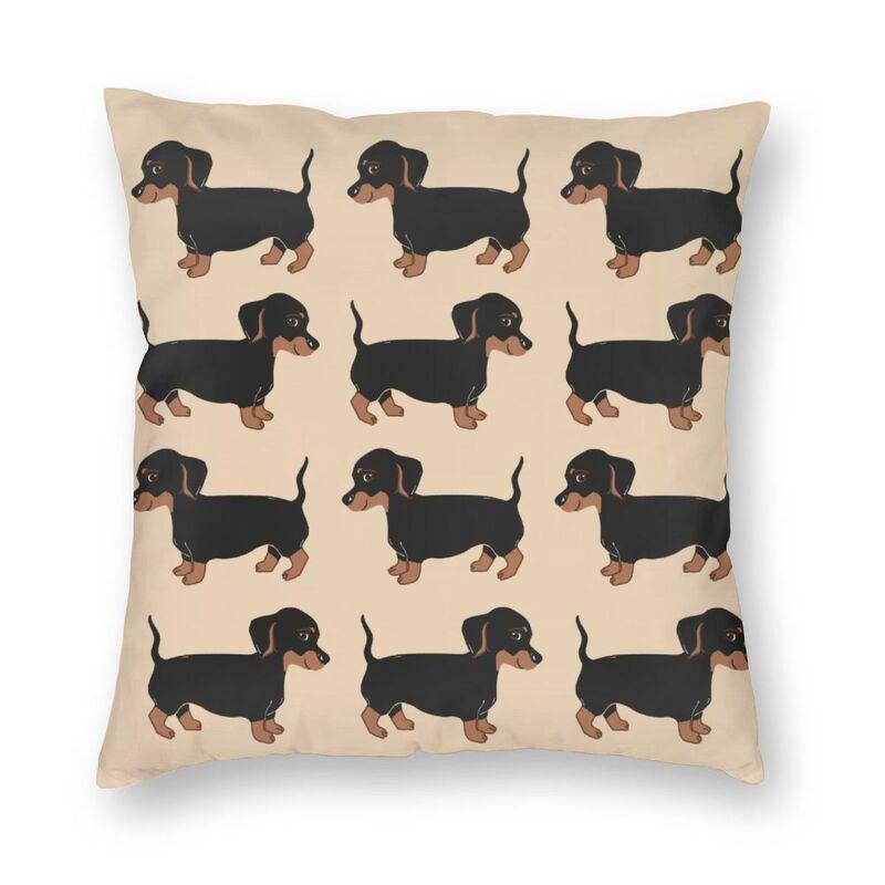 

Cushion/Decorative Pillow Cute Dachshund Puppy Pattern Cushion Cover 3D Print Wiener Sausage Dog Square Throw Case For Car Pillowcase Home D, Light brown