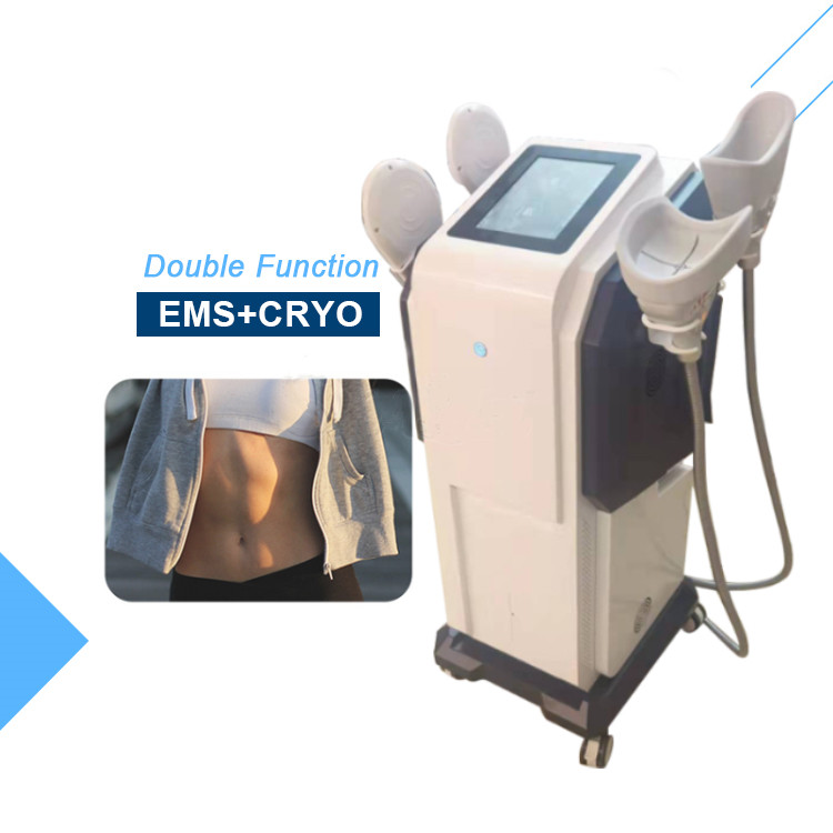 2 in1 HIEMT electric muscle stimulate criolipolisis slimming Fat Freezing machine fat burning Ems Hip Trainer cryotherapy body sculpting equipmen-image-730130038