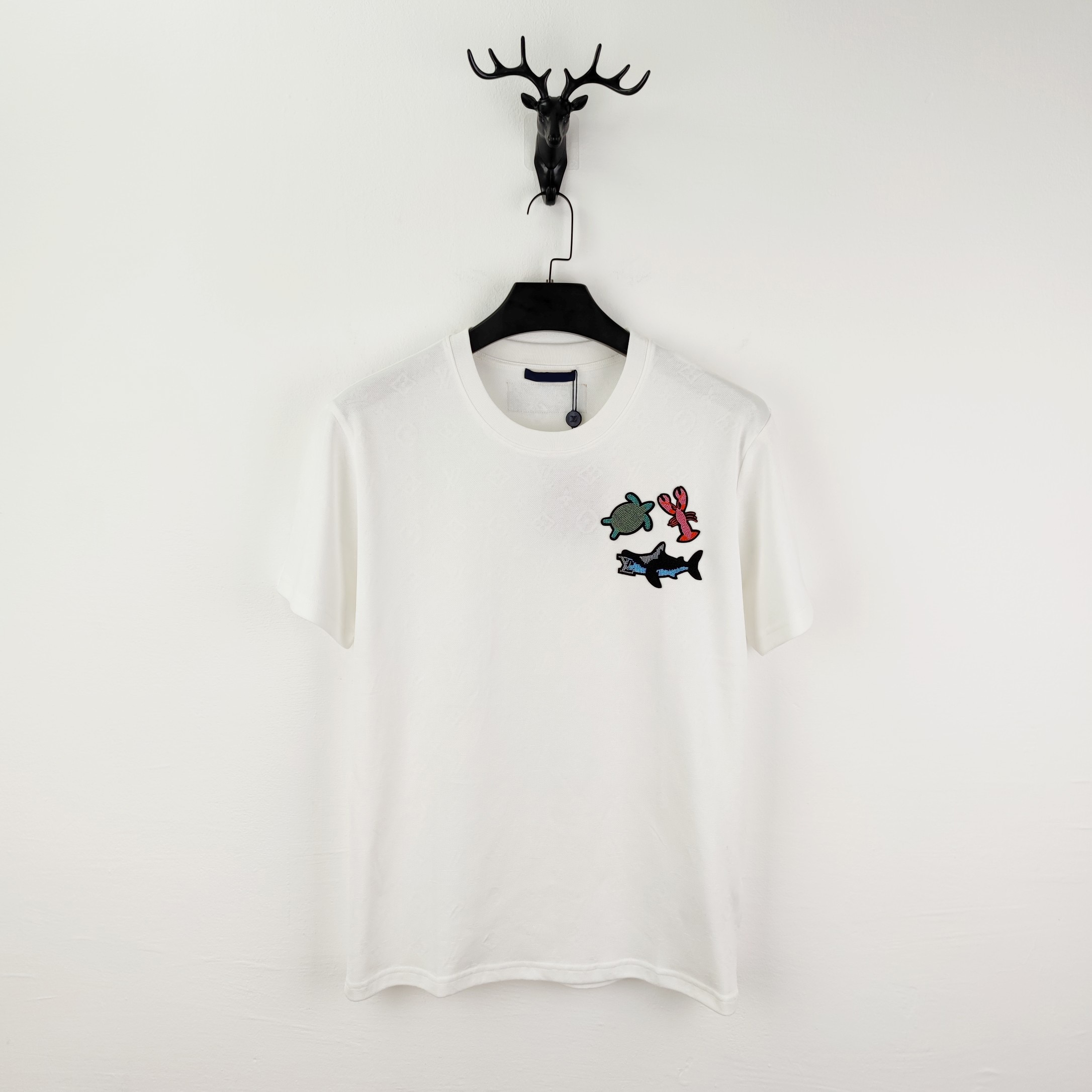 

New AOP jacquard letter knitted sweater in autumn / winter 2021acquard knitting machine e Custom jnlarged detail crew neck cotton ha91