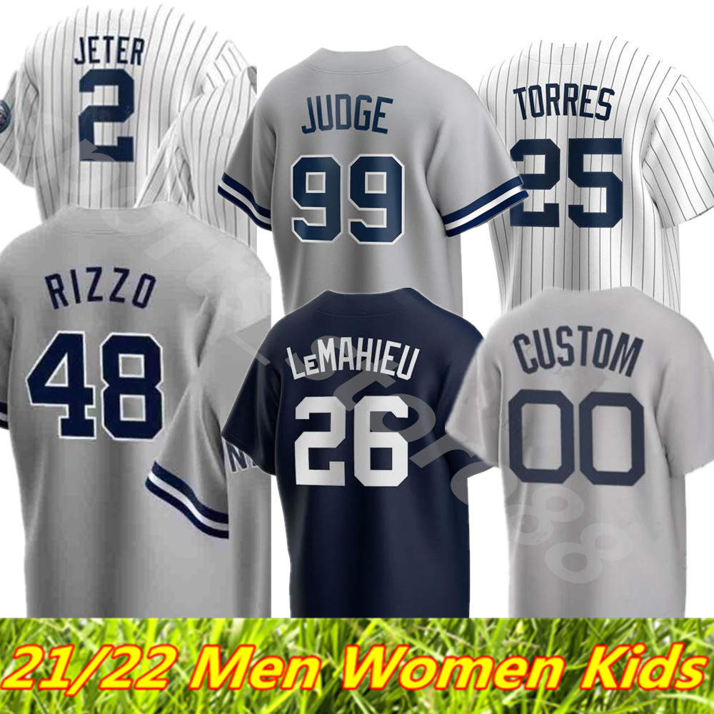 

2021 Dreams New 99 Aaron Judge Jersey 2 Derek Jeter 13 Joey Gallo 48 Anthony Rizzo Baseball 45 Gerrit Cole Gary Sanchez DJ LeMahieu Gleyber Torres Jerseys, Colour11