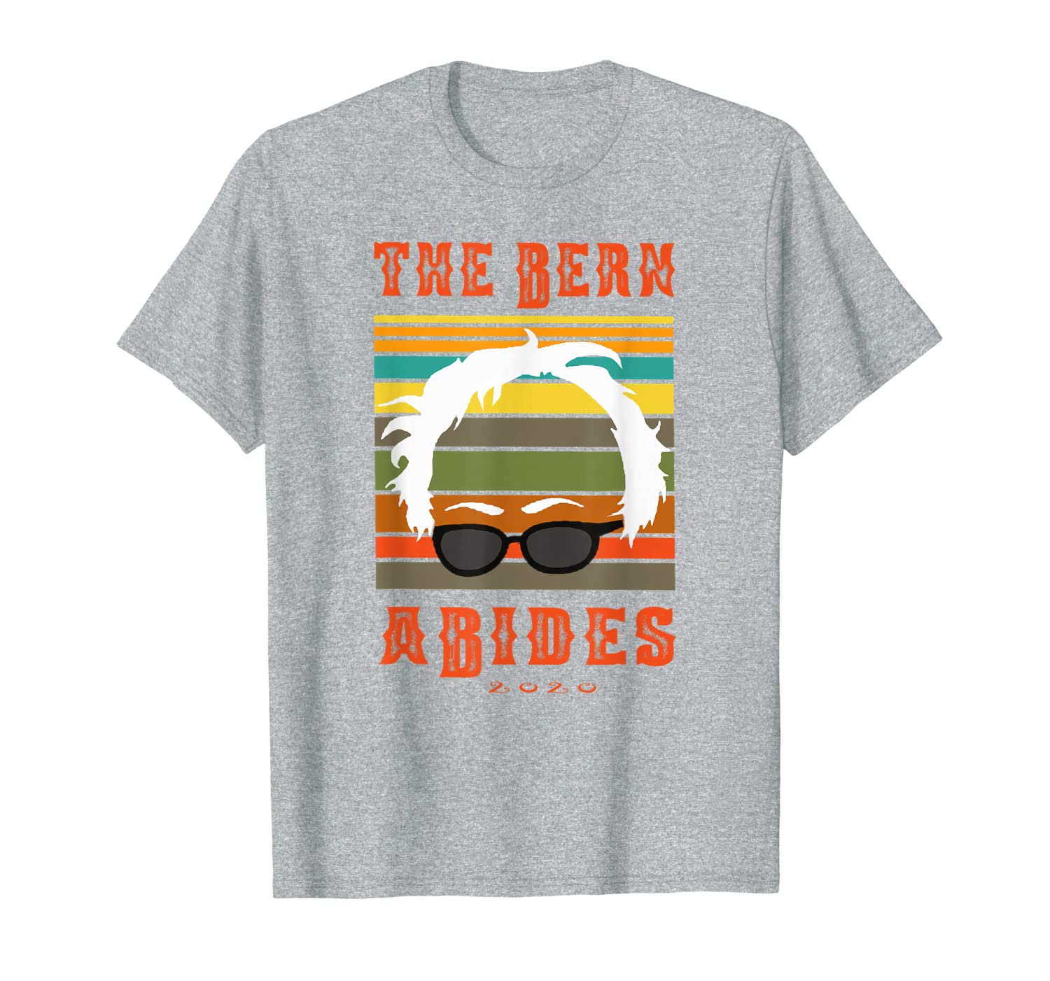 

feel the bern abides democrat candidate bernie sanders t-shirt, White;black