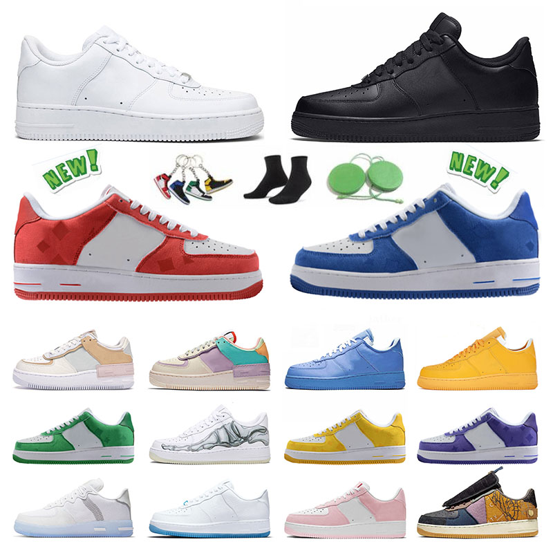 

Dunks Air Forces 1 Original Designer Shoes Off MOMA MCA Shadow Leather Sneakers N.354 Utility Airforces One Men Women Trainers Dunk Low White Black Sports Cactus Jack, A20 36-45 offf-white mca leather