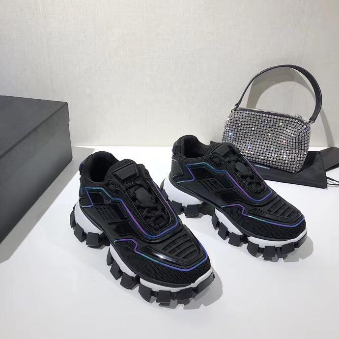 

Cloudbust Thunder sneakers Mens woman platform Shoes 3D runner Trainer knit fabric Low Top Light Rubber Outdoor Shoe with box