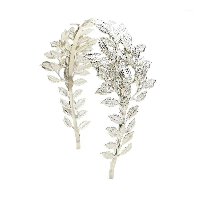 

Greek Roman Gold Metal Leaf Tiaras Wedding Party Crown Bridal Hairbands Headbands Bride Hair Accessories Women Girl Jewelry Clips & Barrette, Golden;silver