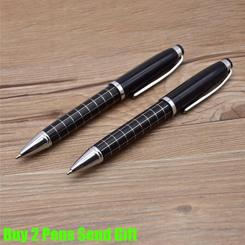 

Ballpoint Pens Selling Classic Design Metal Pen Luxury Business Gift Signature Writing Buy 2 Send, 6 blue refills