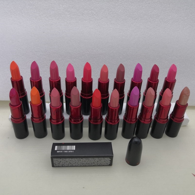 

Matte Waterproof nicki Lipstick 3g 20 Colors Sexy Red Brown Pigments Make up Lipsticks Beauty Lips instock, Mixed color