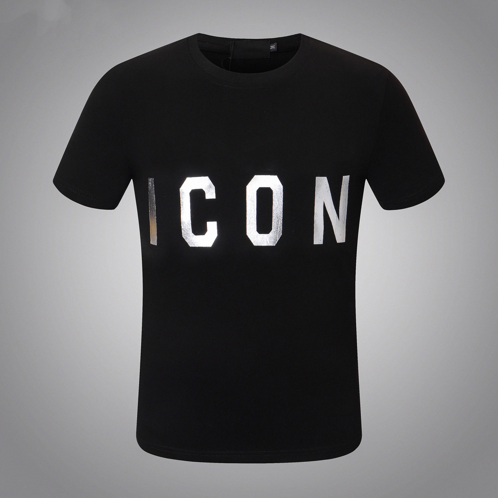 

DSQ 24colors high-quality Casual tee Printed Men T Shirt Fitness T-shirts Mens icon d2 shirts Top Sleeve M-3XL clothesÂ dsquared2 dsquared, White;black