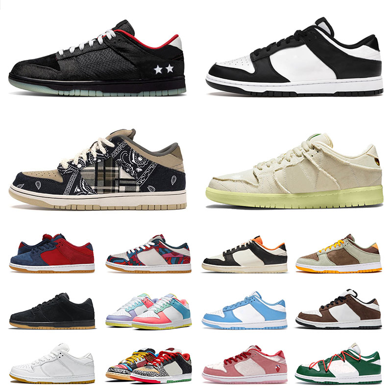 

High Quality SB Low Mens Womens Running Shoes OG Basketball Unc Coast Dusty Olive Mummy Medium Curry StrangeLove LPL Fog Black Barcelona Sports Sneakers Trainers, A75 mummy 36-45