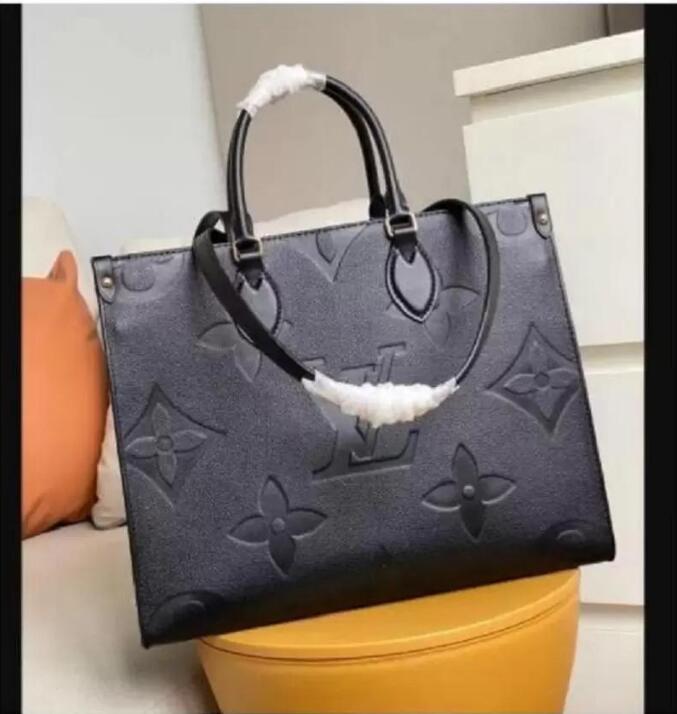 

GGLVLouisVuttonYSLVITTON Bag Onthego large capacity totes fashion sac femme leather designers shoulder bag 0852, 01