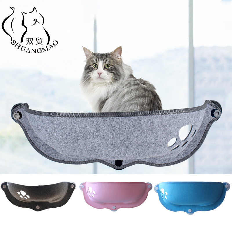 

SHUANGMAO Pet Cat Window Hammock Bearing 20kg House For kitten Beds Dog ounger Suction Hammocks Shef Comfortabe Pets pies