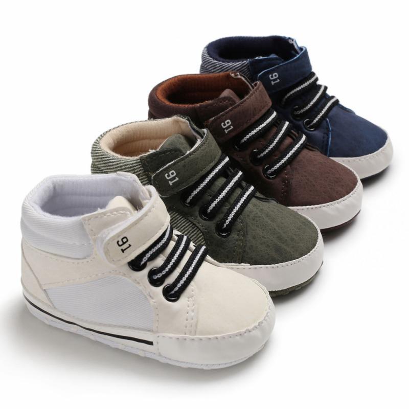 

First Walkers Baby Boy Shoes Classic Canvas Sneakers Born For Prewalker Child Kids
