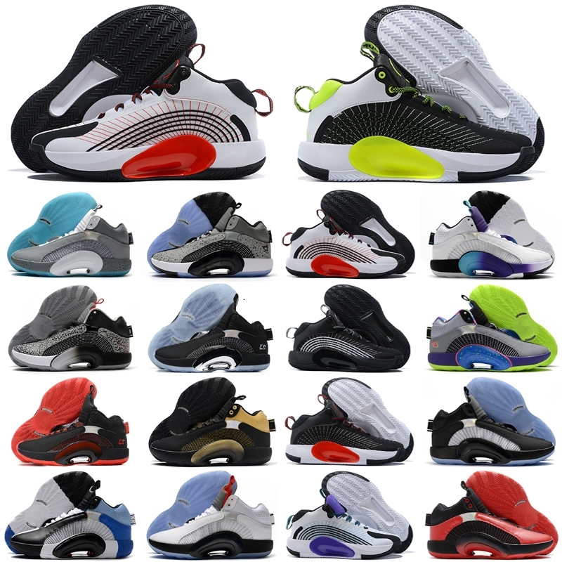 

Center 35 New Sisterhood Jumpman Of XXXV Gravity Warrior 35s Fragment Design Sepia Stone Morpho Bayou Boys Mens Basketball Shoes