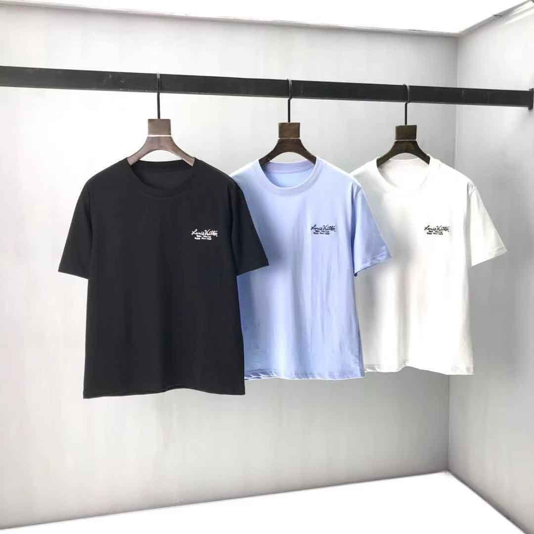 

2020ss spring and summer new high grade cotton printing short sleeve round neck panel T-Shirt Size: m-l-xl-xxl-xxxl Color: black vsdbnbblsg6 0bbb3