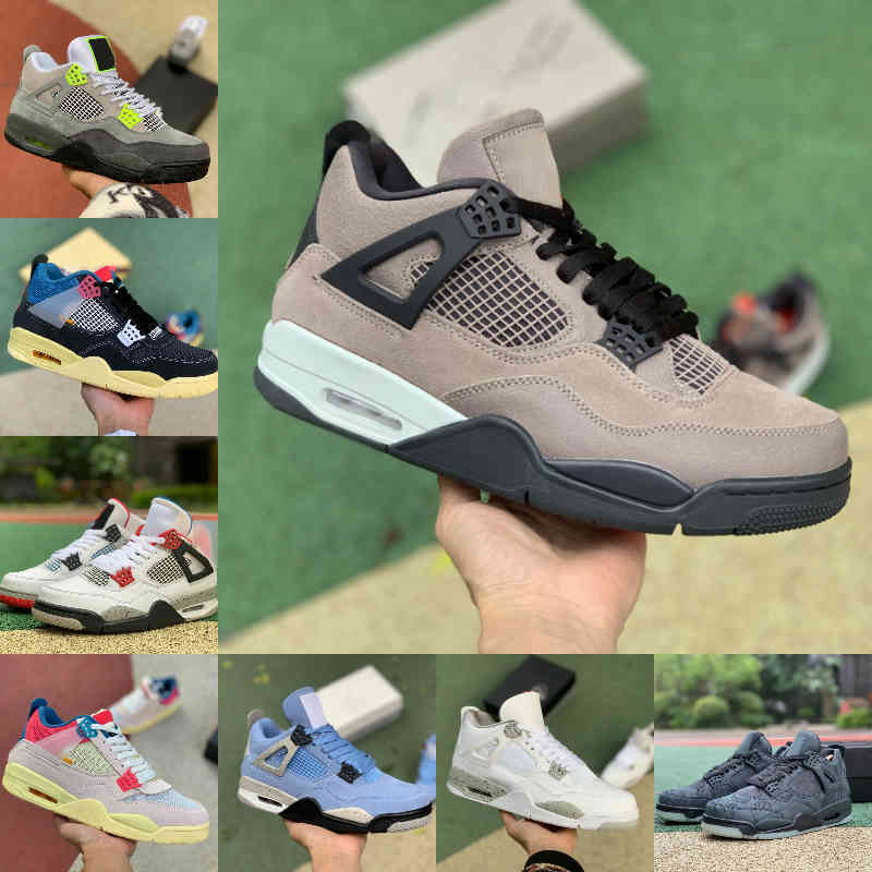 

Sale High Quality 4 4s Basketball Shoes Men Women New Cream Sail The White Cement Oreo Bred Court Purple UNIVERSITY BLUE Black Cat TAUPE HAZ