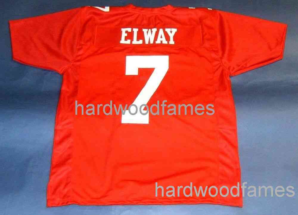 

custom JOHN ELWAY STANFORD CARDINAL JERSEY stitched add any name number, Red