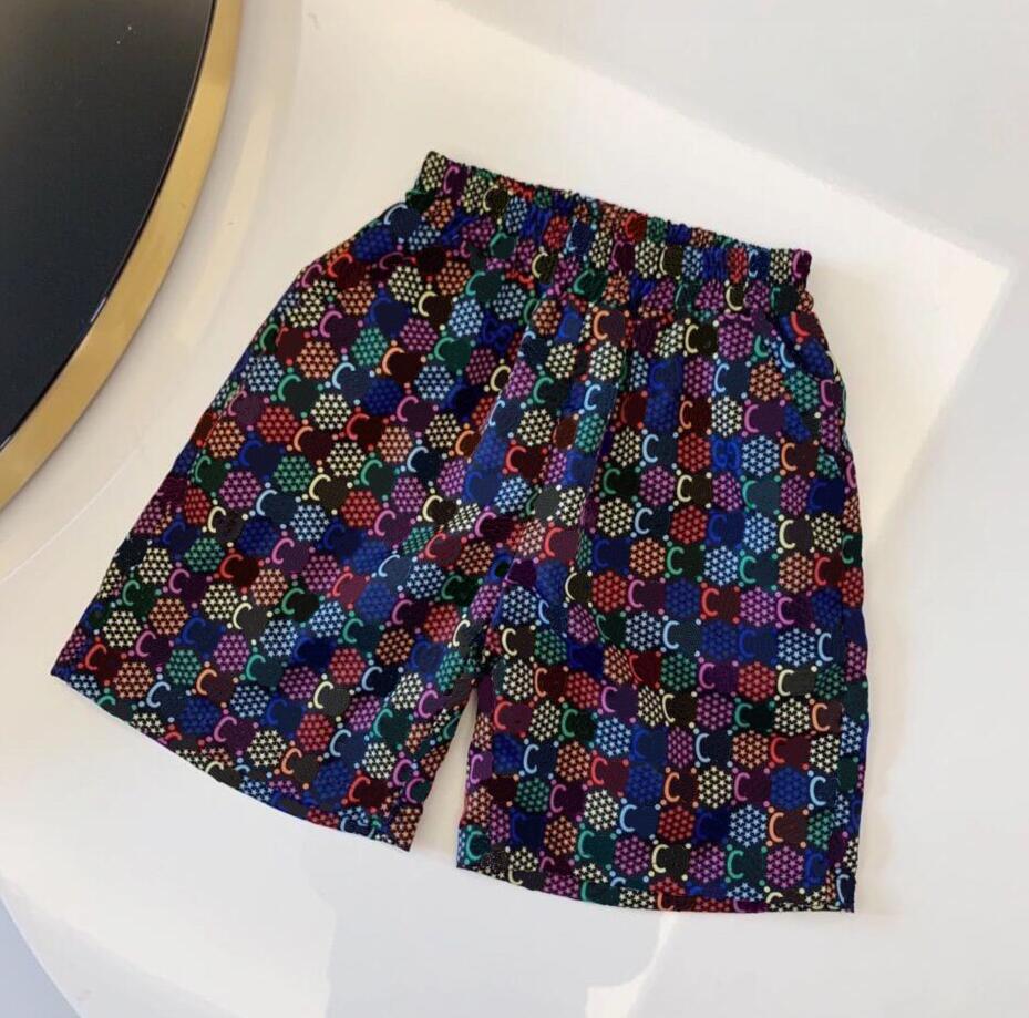 

Fashion Designer Kids Boy Girl Short pants summer Baby boys blue black shorts pant children handsome Casual Trousers, G1