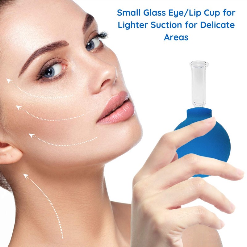 

4pcs Health Massage Glass jar Vacuum Cupping care Cups Set Rubber Head Anti Cellulite Massage Chinese Therapy Face Cupping Set