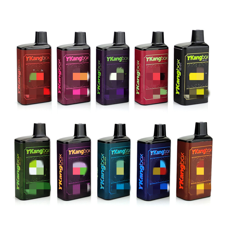 

Ykang Box Cigarette 4000 Puffs Disposable Vape 10ml Prefilled Pod 550mAh Rechargeable Box Mod 10 Colors