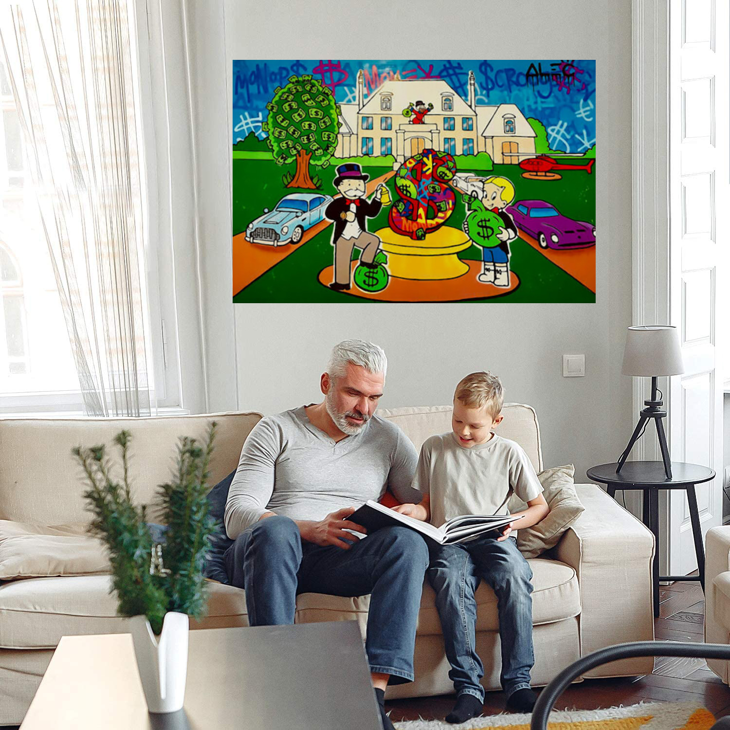 

Alec Monopoly Luxury Mansion Home Decor Oil Painting On Canvas Handpainted/HD-Print Wall Art Picture Customization is acceptable 21052107