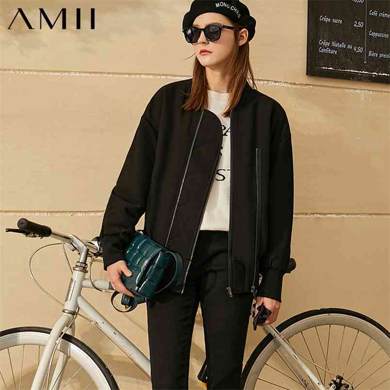 

Minimalism Winter Women's Cotton Coat Fashion OLstyle Solid Stand Collar Thick Female Jacket Causal 12030548 210527, Beige