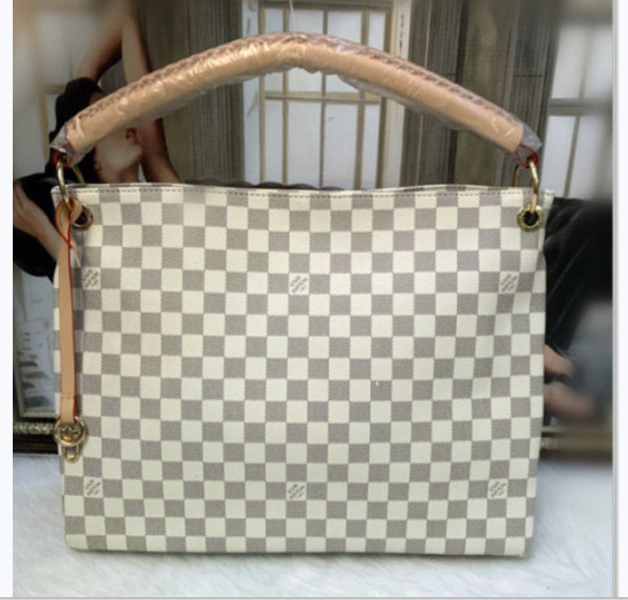 

LVLOUISVITTON bagVUTTON Tote arrival Bags Handbags Women Famous Ladies Leather Shoulder Bag big Celebrity crossbody bags Women handbags, White