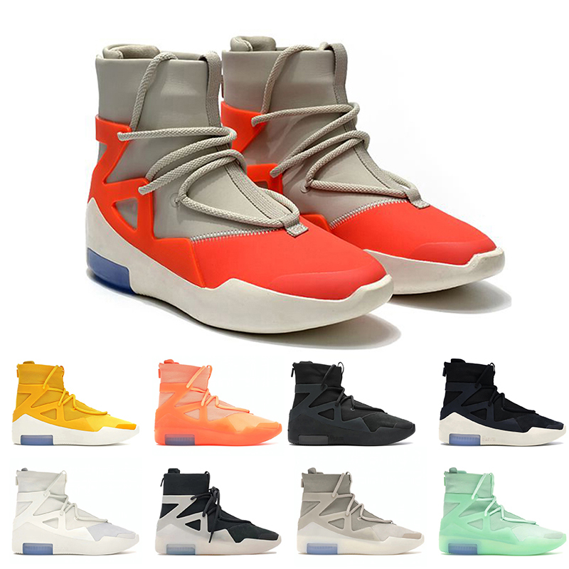 

Authentic Fears of God x 1 Women Mens Basketball Sports Shoes Oatmeal Orange Triple Black String The Question Sail Frosted Spruce Amarillo Casual Sneakers, # 36-45