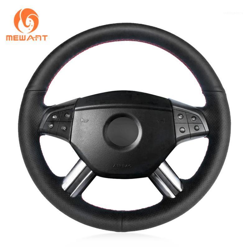 

Steering Wheel Covers Durable Black Leather Personalize Custom Hand Sewing Cover For - GL-Class X164 M-Class 2006 2007 2008