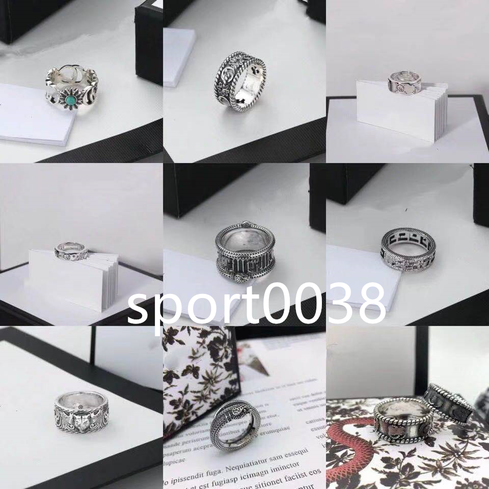 

2020 New Men's Ring High Quality Width Fashion Brand Vintage Engraving Couple Ring Wedding Jewelry Gift Love