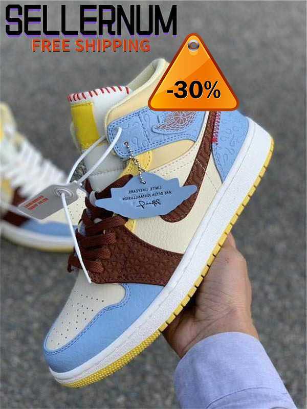 

Authentic 1 Mid Se Shoes Fearless Maison Chateau Rouge Retro Pale Vanilla Cinnamon Blue Yellow Men Outdoor Shoes N