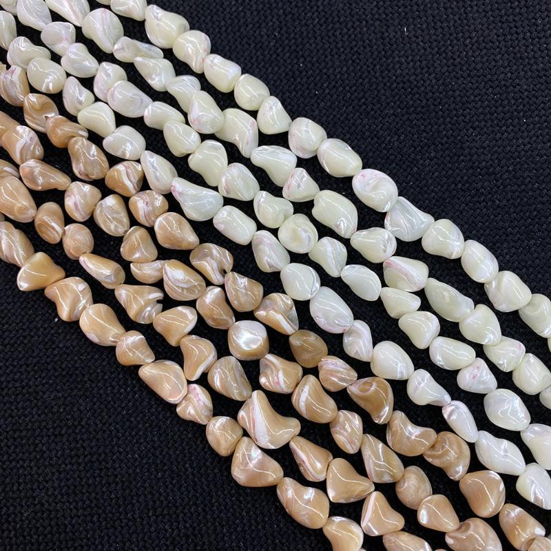 

Other Irregular Shape Natural Sea Shell 8-14mm Mother-of-pearl Beads For DIY Jewelry Making Necklace Bracelet Earring Accessories