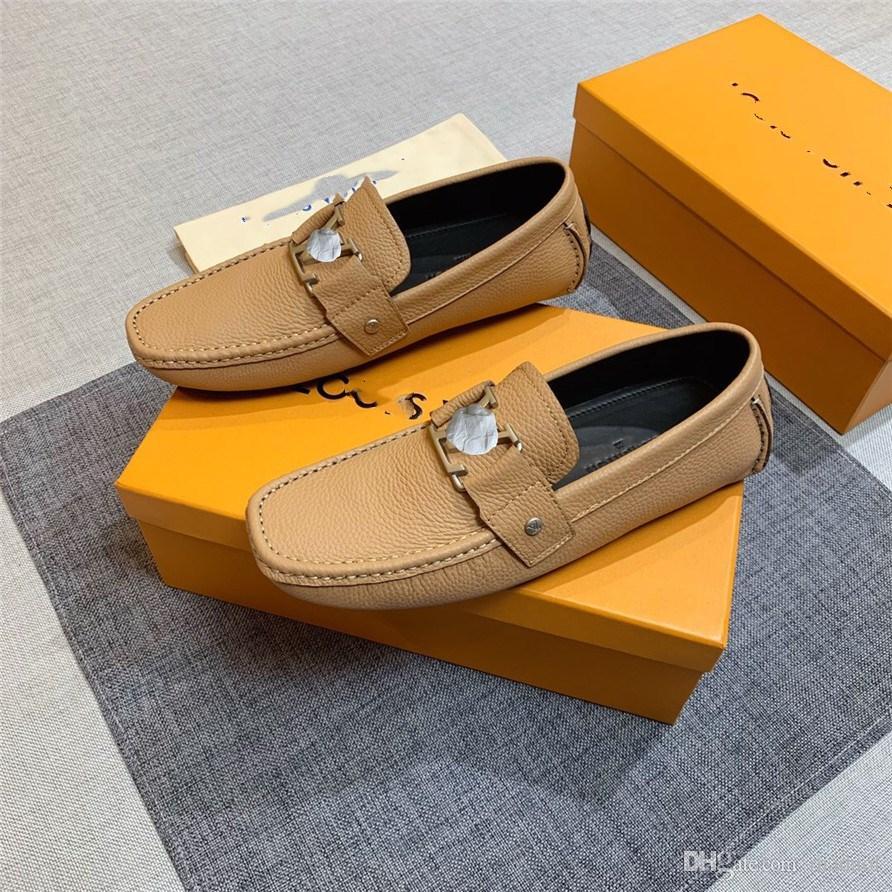 

21ss MAN GENUINE LEATHERs SHOE Non-slip MENS LOAFER DESIGNER LUXURY Head LEATHER Soft Business CASUAL LOAFERS SHOES Male 38-46 Shose MEN 22, #11