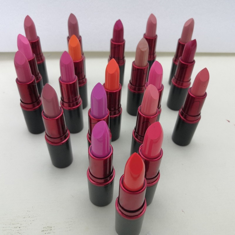 

Matte Waterproof nicki Lipstick 3g 20 Colors Sexy Red Brown Pigments Make up Lipsticks Beauty Lips, Mixed color
