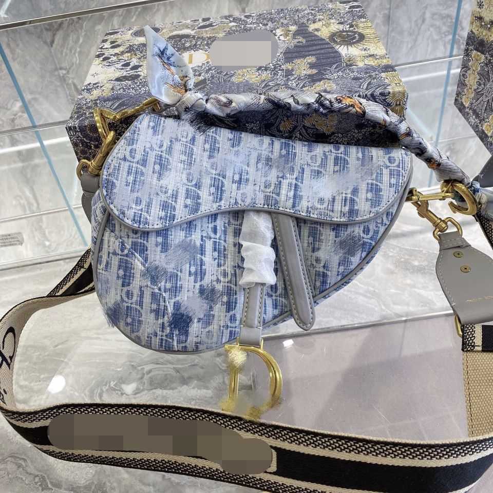 

Dio denim saddle bag unique and novel design style saddle bag Storage Bags Ysj