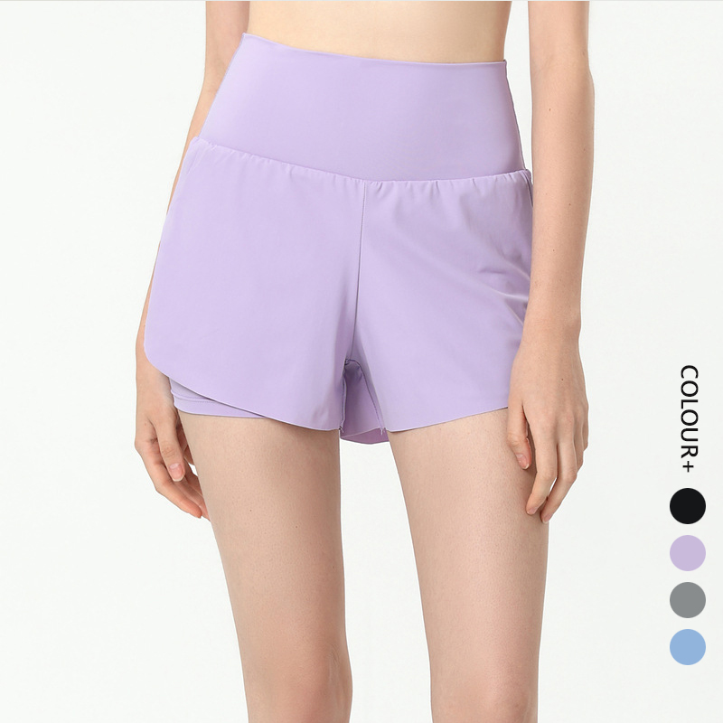 Lu womens leggings Loose slim yoga pants gym outfit align shorts women dry sports short summer dresses wear solid color elastic fitness tights