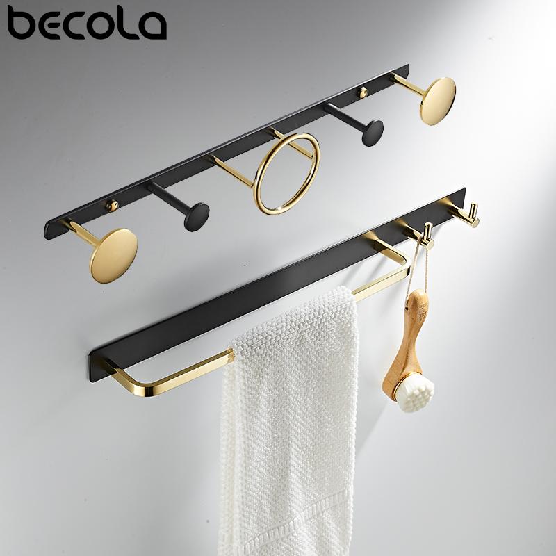

Clothing & Wardrobe Storage BECOLA Nordic Modern Light Luxury Creative Brass Art Decoration Coat Hook Store Wall Personality Rack