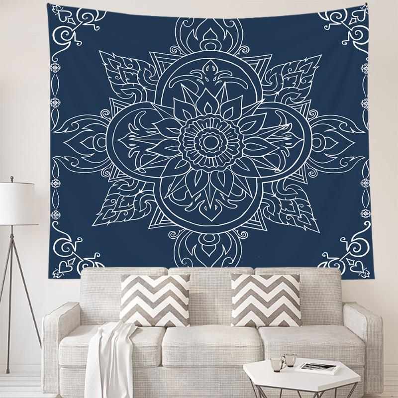 

Tapestries Mandala Room Decor Tapestry Abstract Geometry Macrame Wall Hanging Beach Mat College Dorm Carpets Tapiz Colgante De Pared