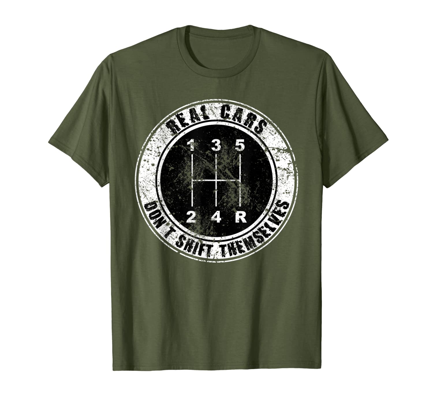 Real Cars Don&#039;t Shift Themselves Manual Transmission T-shirt-image-703243212