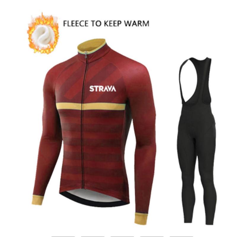 

Racing Sets 2022 Winter Male Long Sleeve Riding Clothing Plus Velvet Warm Outdoor Road Bike Cycling Jersey Set Windproof With Bib Pant Suit, Black;blue