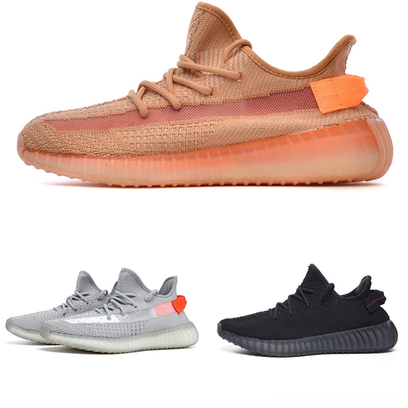 Top Quality Static Running 350 Shoes Israfil Cinder Desert 350 Womens woman TailEarth shoe Light Zebra v2 Mens Size With-image-699330898