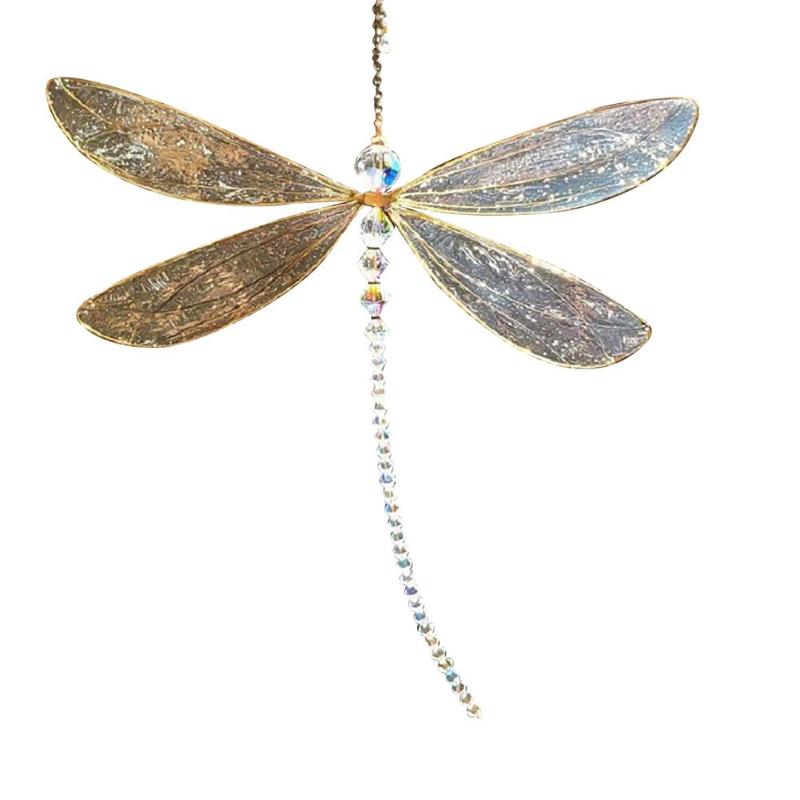 

Decorative Objects & Figurines 1 Piece Dragonflies In Summer Style Insects Theme Metal Crafts Innovative Endant DIY Gift Packing Label Windo