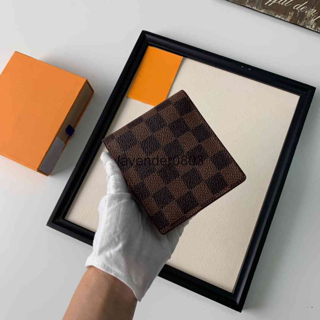 

Women/men real Genuine leather Purses Short Wallets With Box CX#312 dust Bags 61720