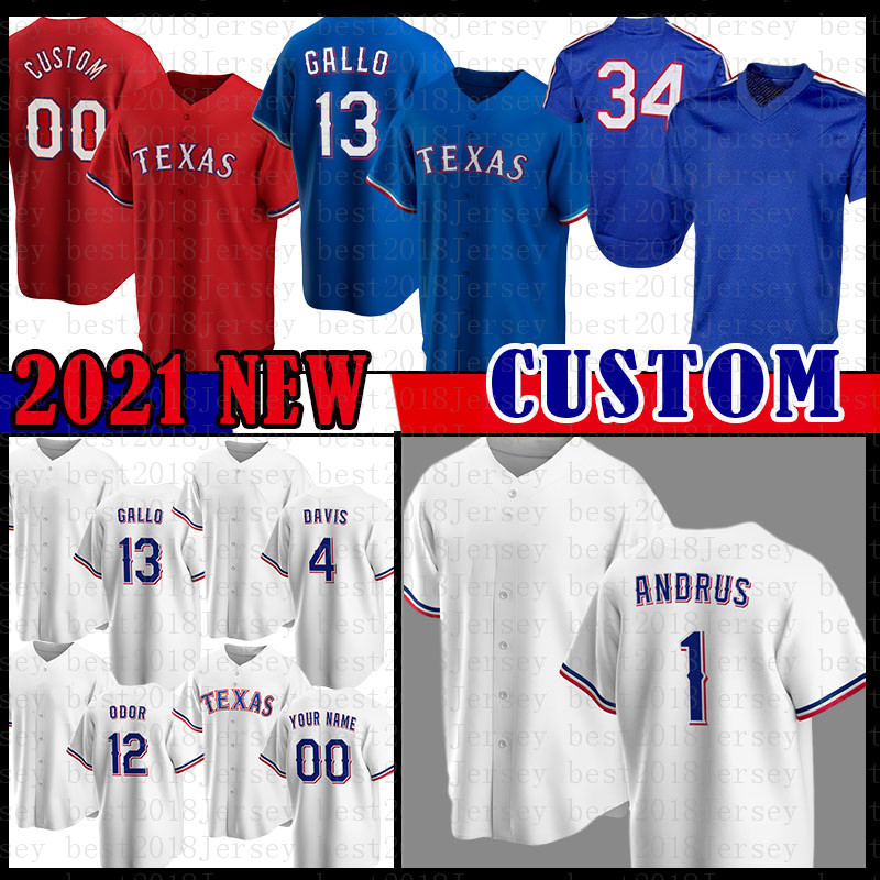 

34 Nolan Ryan 5 Corey Seager Texas Baseball Jersey Marcus Semien Eli White Willie Calhoun Mitch Garver Jonah Heim Nathaniel Lowe Jose Trevino Leody Taveras Sam Huff, Mens(youqibing)