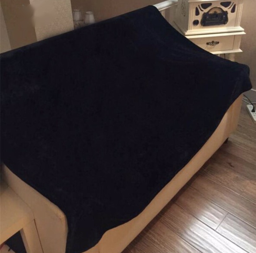 

Letter flannel Designer Blanket Soft coral fleece Shawl black white Sofa Bed Fleece Throw 130*150CM