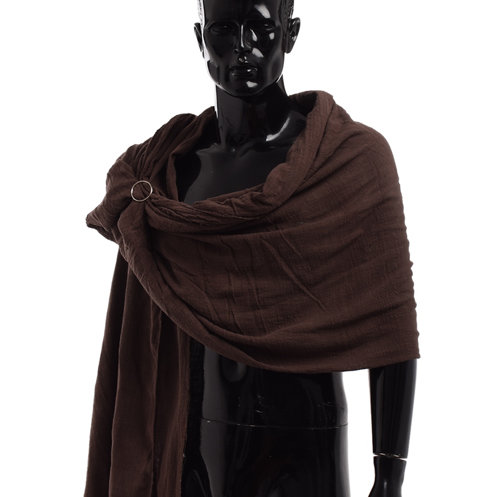 

Men Medieval Scarf Brown Black Blue Wrap Cloak Primitive Hood Neckerchief Sjaal Middle Ages Mittelalter Shoulder Cowl