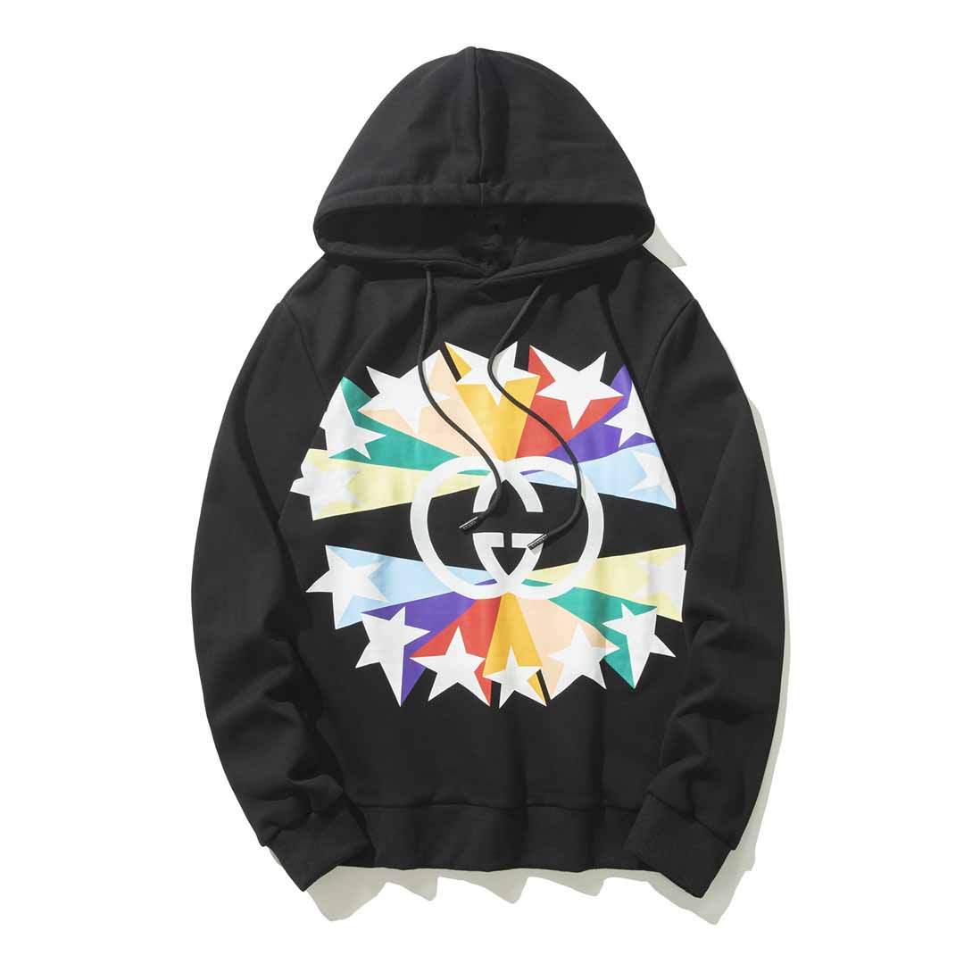 

Top Quality Fashion Brand cross Hoodie Hip Hop Streetwear Classic Embroidery Letter Marka 8 Colors Fleece jumper, White