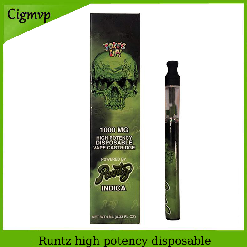 

Runtz high potency disposable vape pen kit 1.0ml cartridges 1000mg Rechargeable Battery 240mah